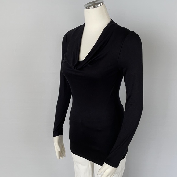 NWT WHBM Draped Neck Jersey Top XXS - Picture 8 of 16